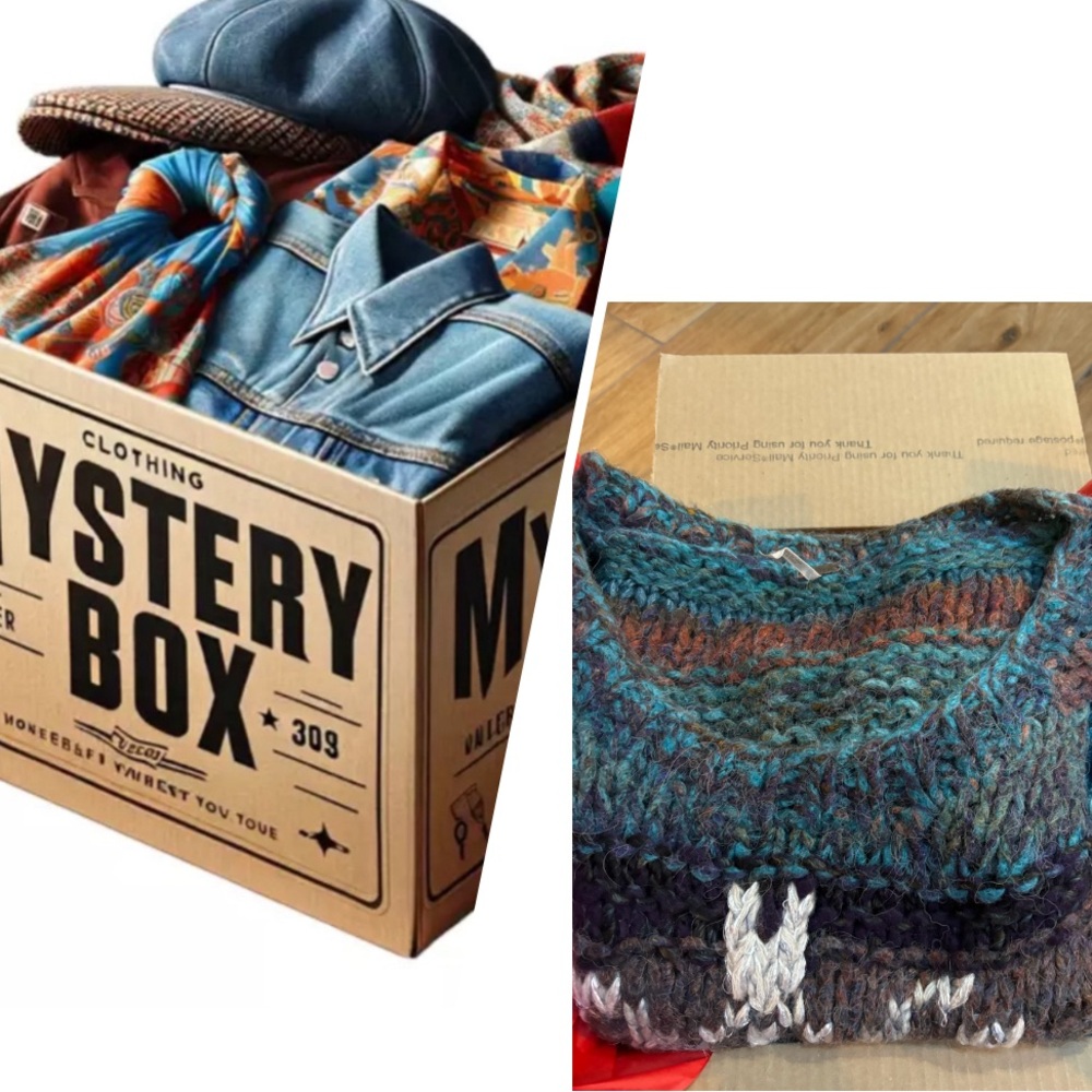 MYSTERY BOX WOMENS MIXED SIZE CLOTHING BUNDLE FOR RESALE Or SELF MB22 5 Lb Box